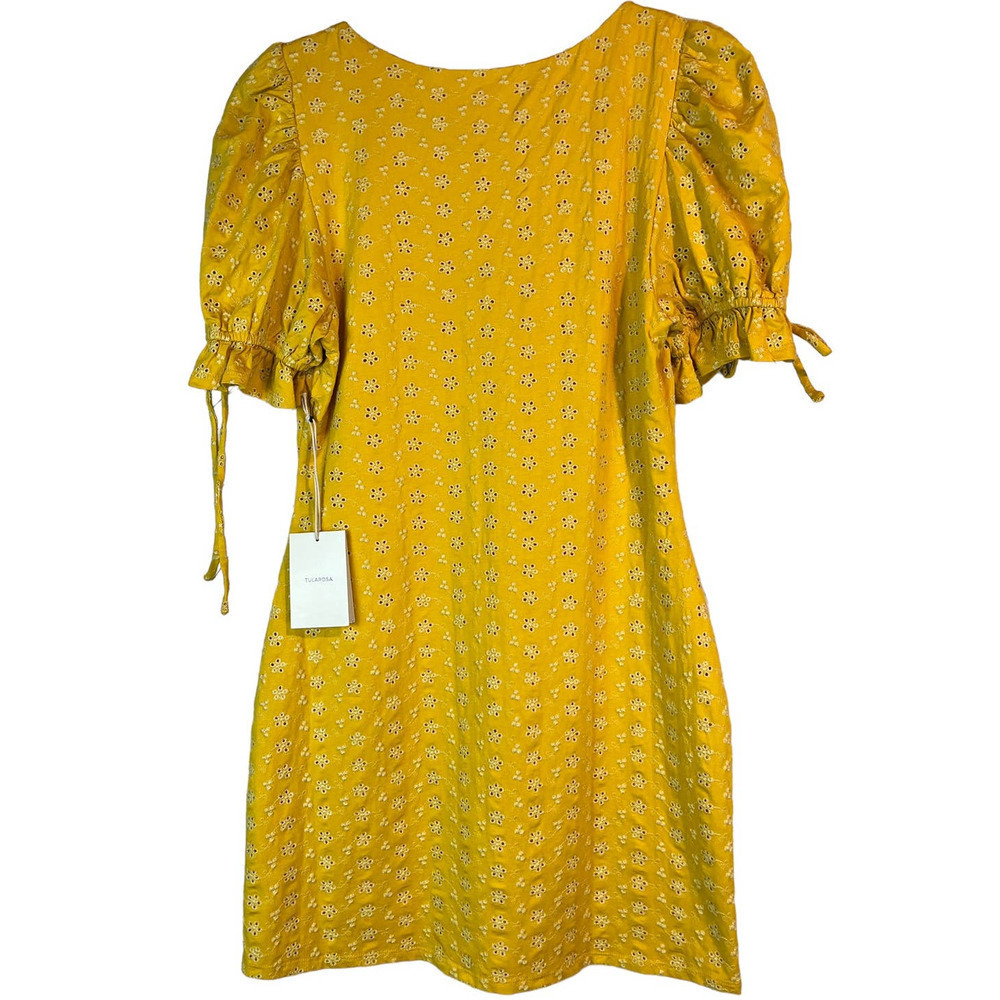 Tularosa Yellow Mini Floral Dress /  New With Tags - Picture 6 of 8